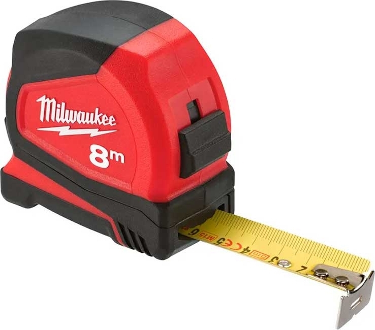 Рулетка Milwaukee Pro Compact, 8м, 25мм (4932459594) фото 2