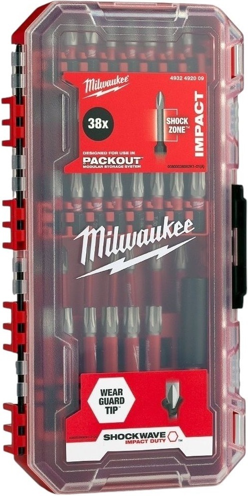 Набор бит Milwaukee Shockwave, 38шт (4932492009) фото 3