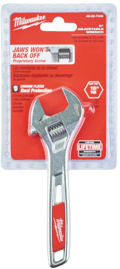 Ключ розвідний Milwaukee 150мм, 0-24мм (48227406)фото2