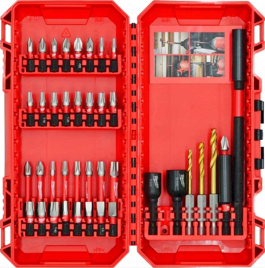 Набір біт і свердл Milwaukee Shockwave, 40шт (4932492004)фото