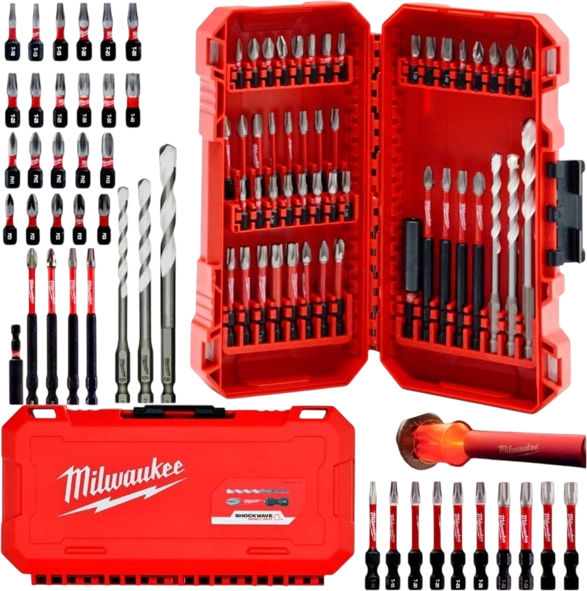 Набір біт і свердл Milwaukee Shockwave, 48шт (4932492005)фото2