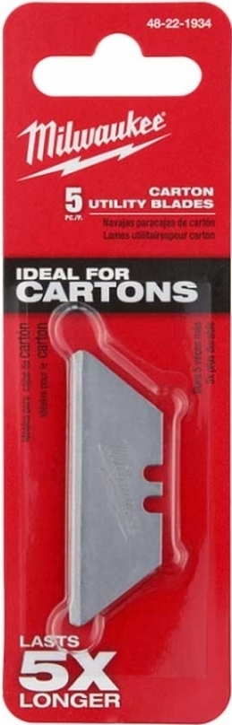 Лезвие трапециевидное Milwaukee, 19x62мм, 5шт (48221934) фото 2