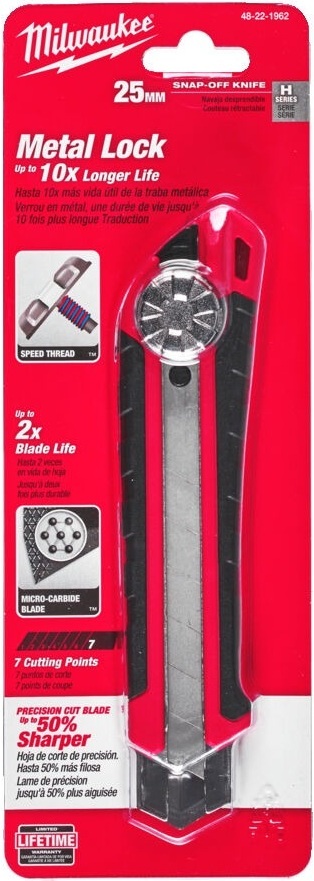 Нож строительный сегментированный Milwaukee Heavy Duty, 25мм (48221962) фото 4