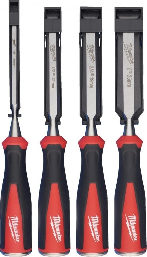 Набор стамесок Milwaukee, 6-13-19-25мм, 4шт (4932479897) фото 