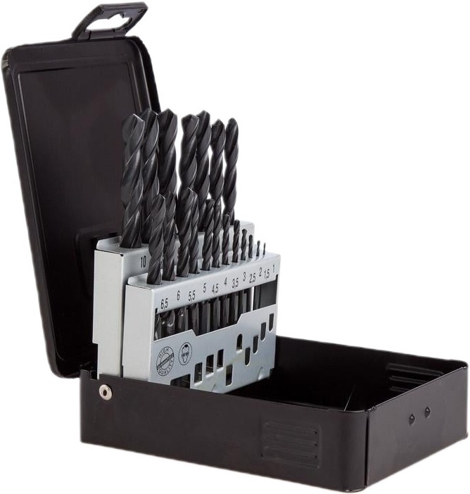 Набір свердел по металу Milwaukee HSS-R, 1-10мм, 19шт (4932352468)фото3