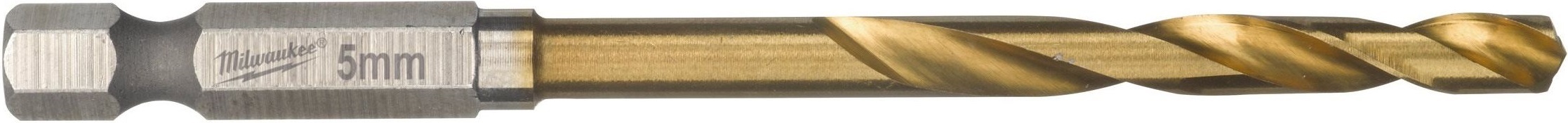 Свердло по металу Milwaukee RedHEX HSS-G TiN, 5х31х80мм (48894712)фото