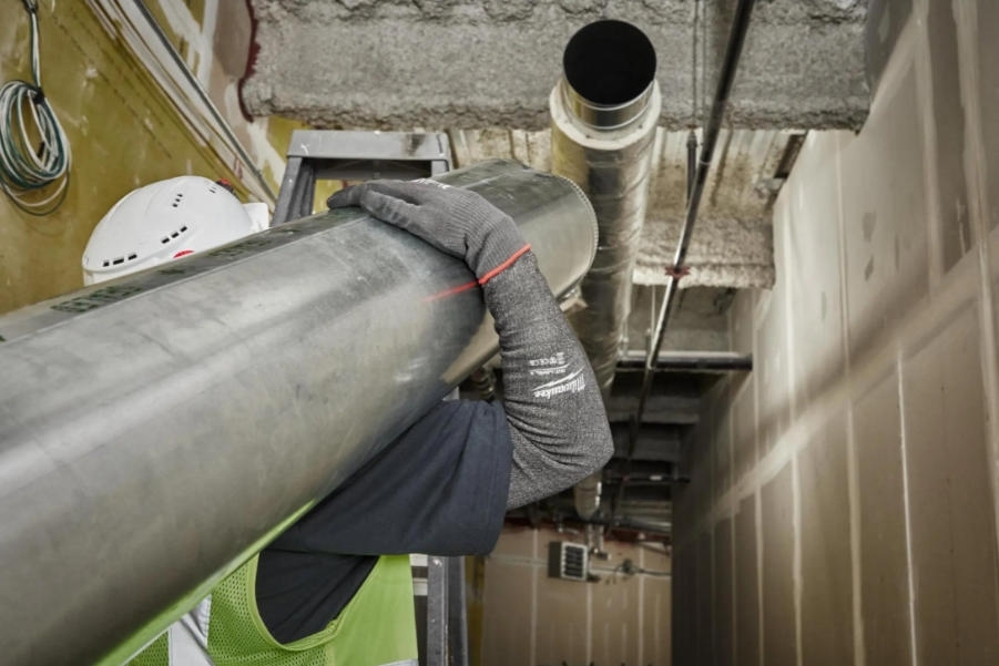 Нарукавники рабочие Milwaukee, 45см, серые (4932479937) фото 9