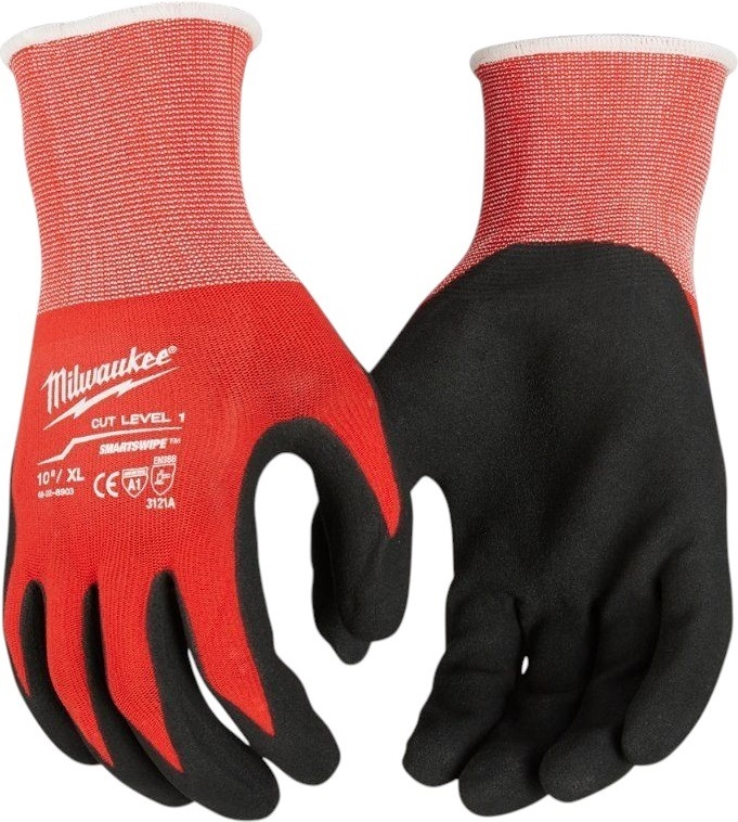 Перчатки рабочие Milwaukee, р.10, красно-черные (4932471418) фото 2