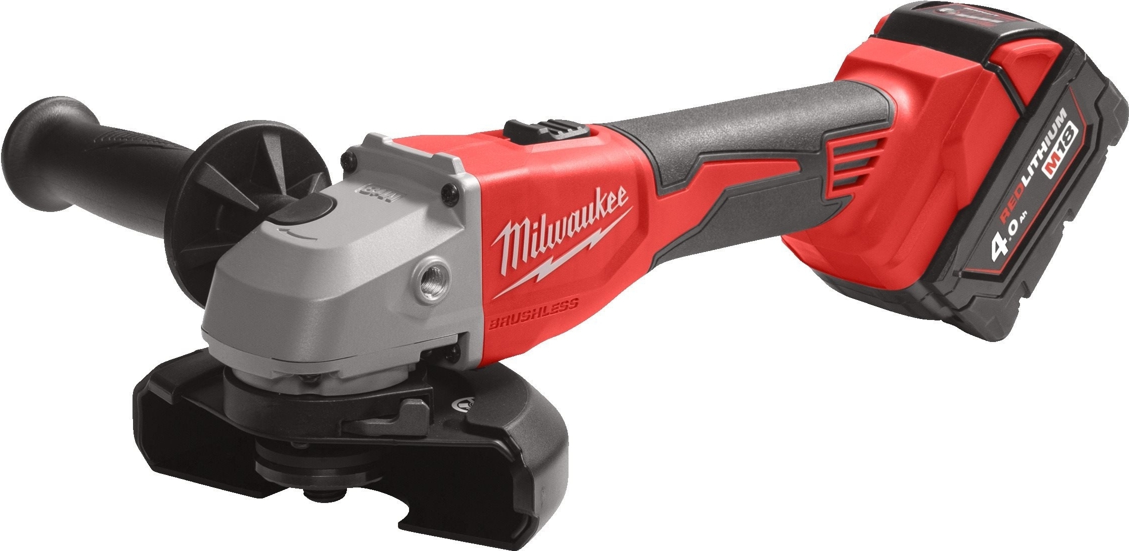 Шліфмашина кутова акумуляторна Milwaukee M18 BLSAG125X-402X 125мм 18В 2x4Ач (4933492644)фото