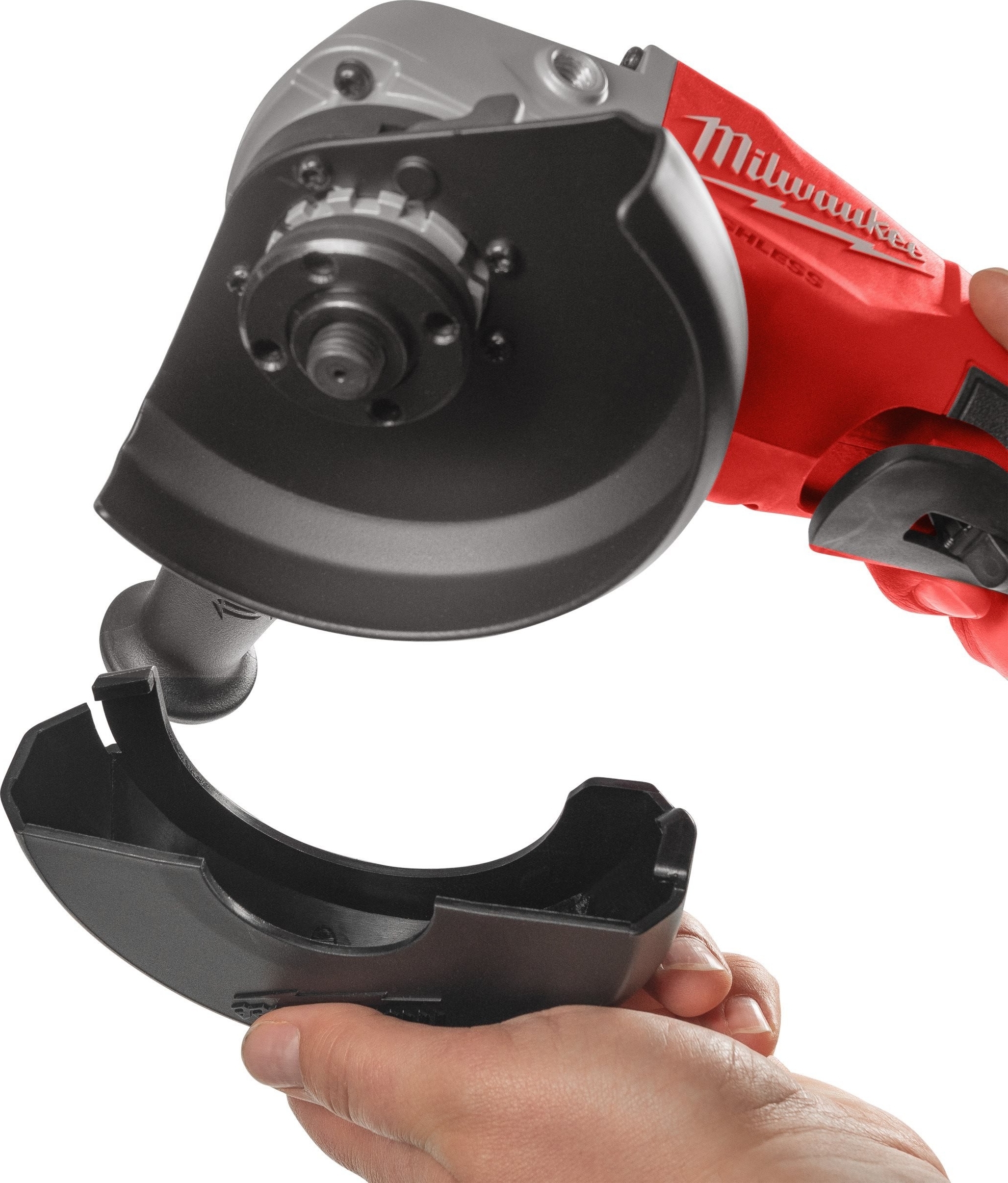 Шліфмашина кутова акумуляторна Milwaukee M18 BLSAG125X-402X 125мм 18В 2x4Ач (4933492644)фото