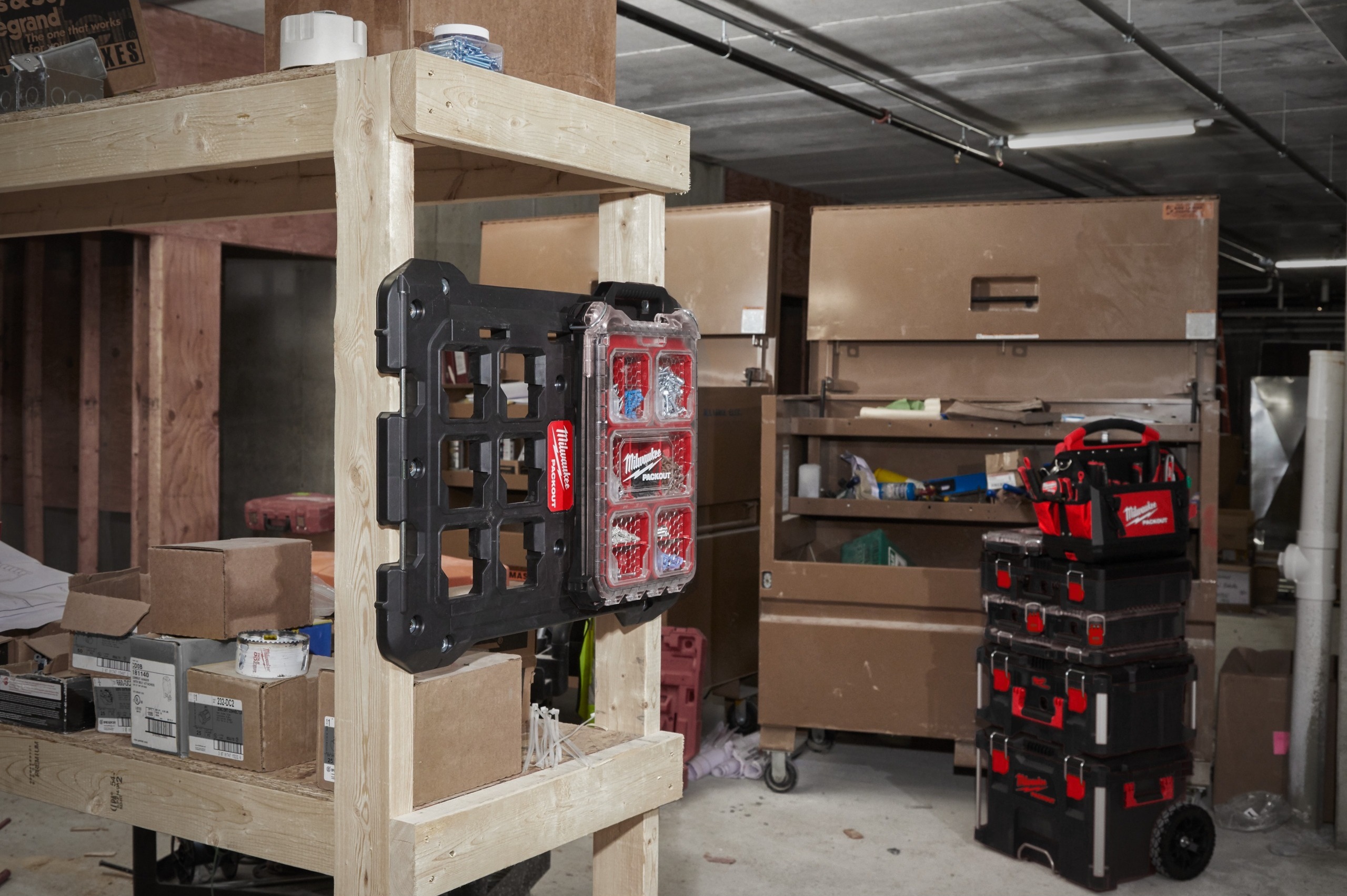 Органайзер Milwaukee универсальный Packout Organiser, 5 отделений, 25х38x12см (4932464083) фото4