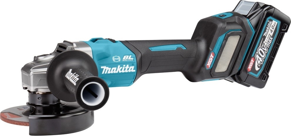 Шлифмашина угловая аккумуляторная Makita XXGT 40 V MAX GA023GM201, 125мм, 36В 2х4Ач (GA023GM201) фото 5