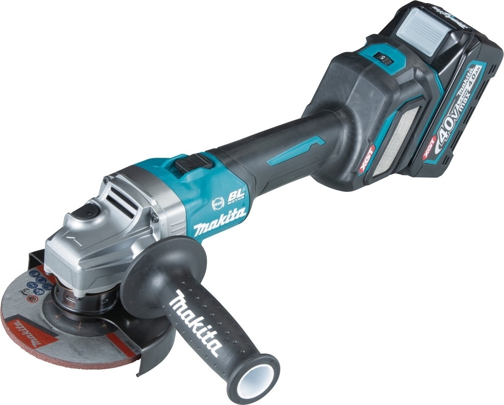 Шлифмашина угловая аккумуляторная Makita XXGT 40 V MAX GA023GM201, 125мм, 36В 2х4Ач (GA023GM201) фото 2