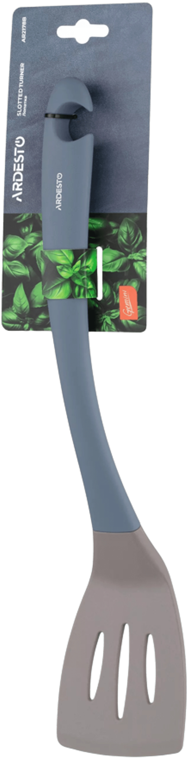 Лопатка з прорізами ARDESTO Gemini, 35см, сіро-синій (AR2178B)фото5