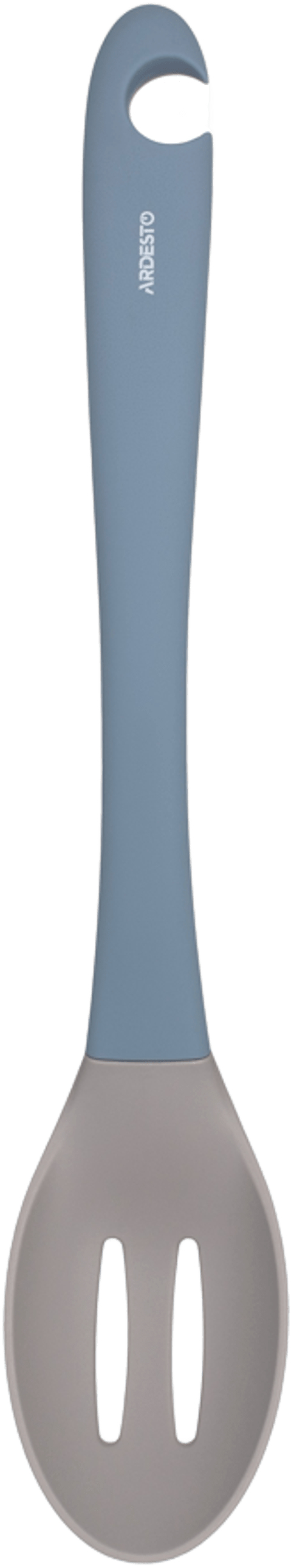 Ложка-шумовка ARDESTO Gemini, 34.2см, нейлон, серо-синий (AR2180B) фото 2