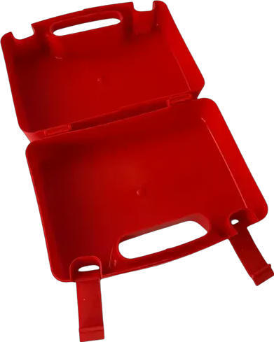 Органайзер Poputchik пластиковий з застібками 21х16х7см червоний (52-147-IS)фото