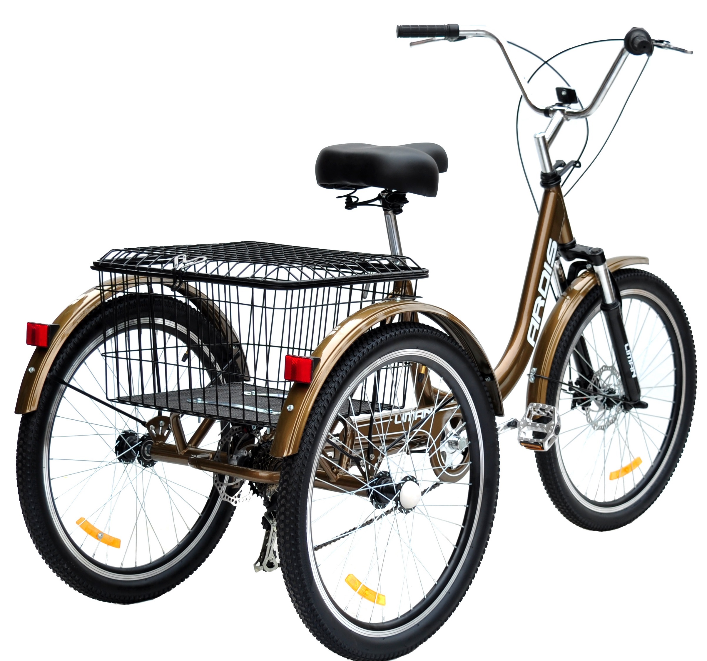 Велосипед Ardis 24 CТВ СТ Liman 3-х колісний коричневий (4011-4)фото2