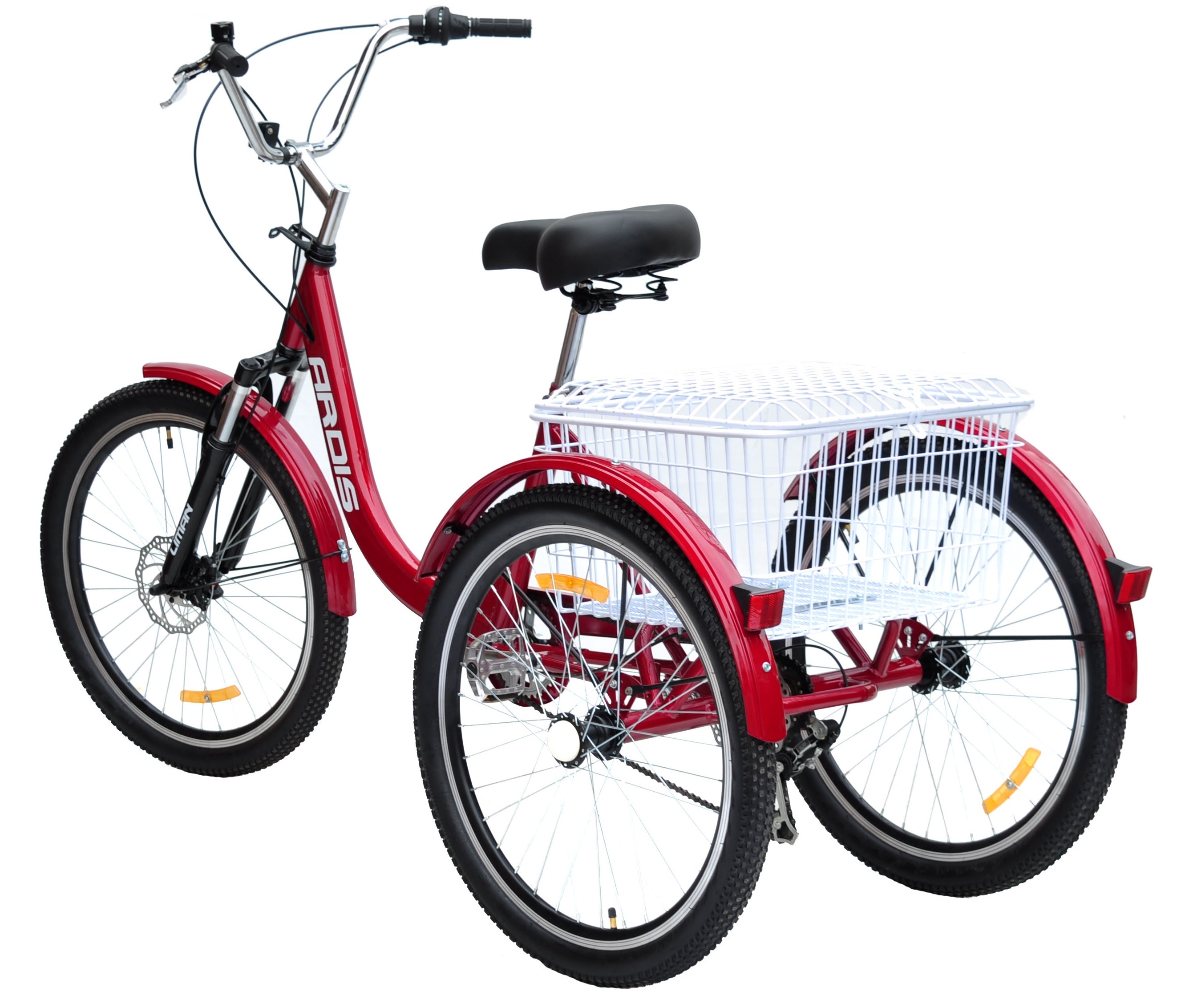 Велосипед Ardis 24 CТВ СТ Liman 3-х колісний червоний (4011-2)фото3