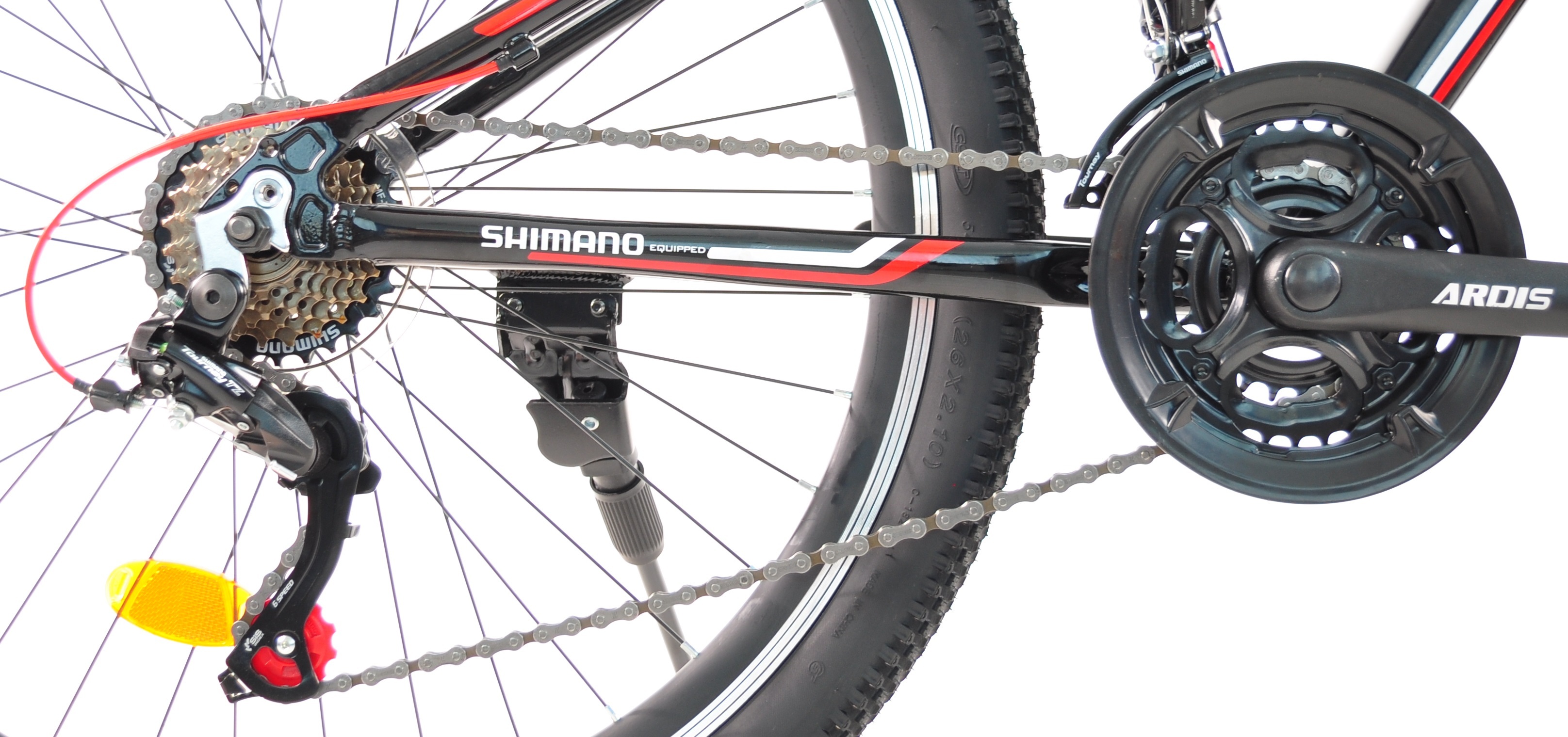 Велосипед Ardis 26 МТВ AL М15 чорно-червоний (0177-130-1)фото4