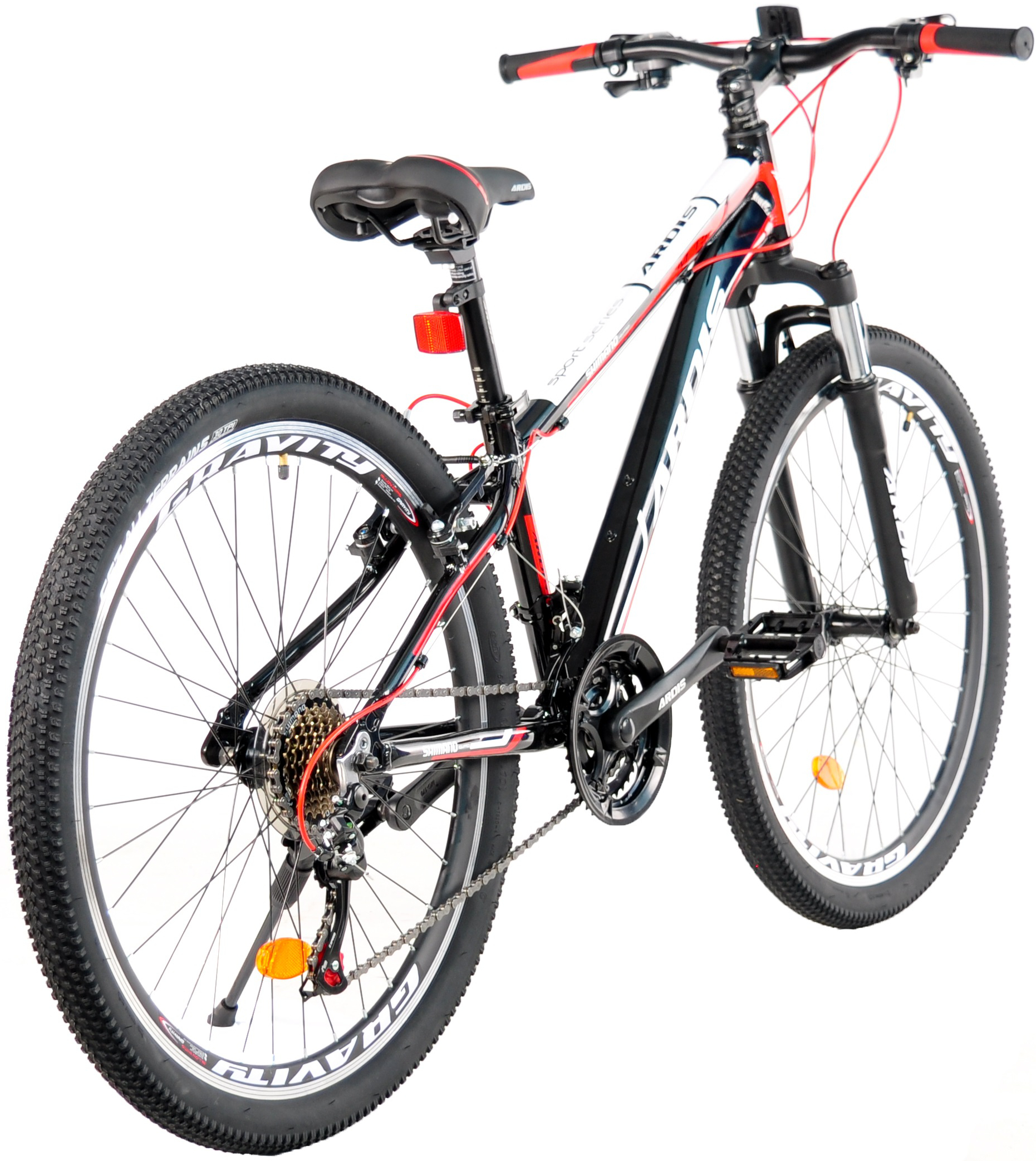 Велосипед Ardis 26 МТВ AL М15 чорно-червоний (0177-130-1)фото3