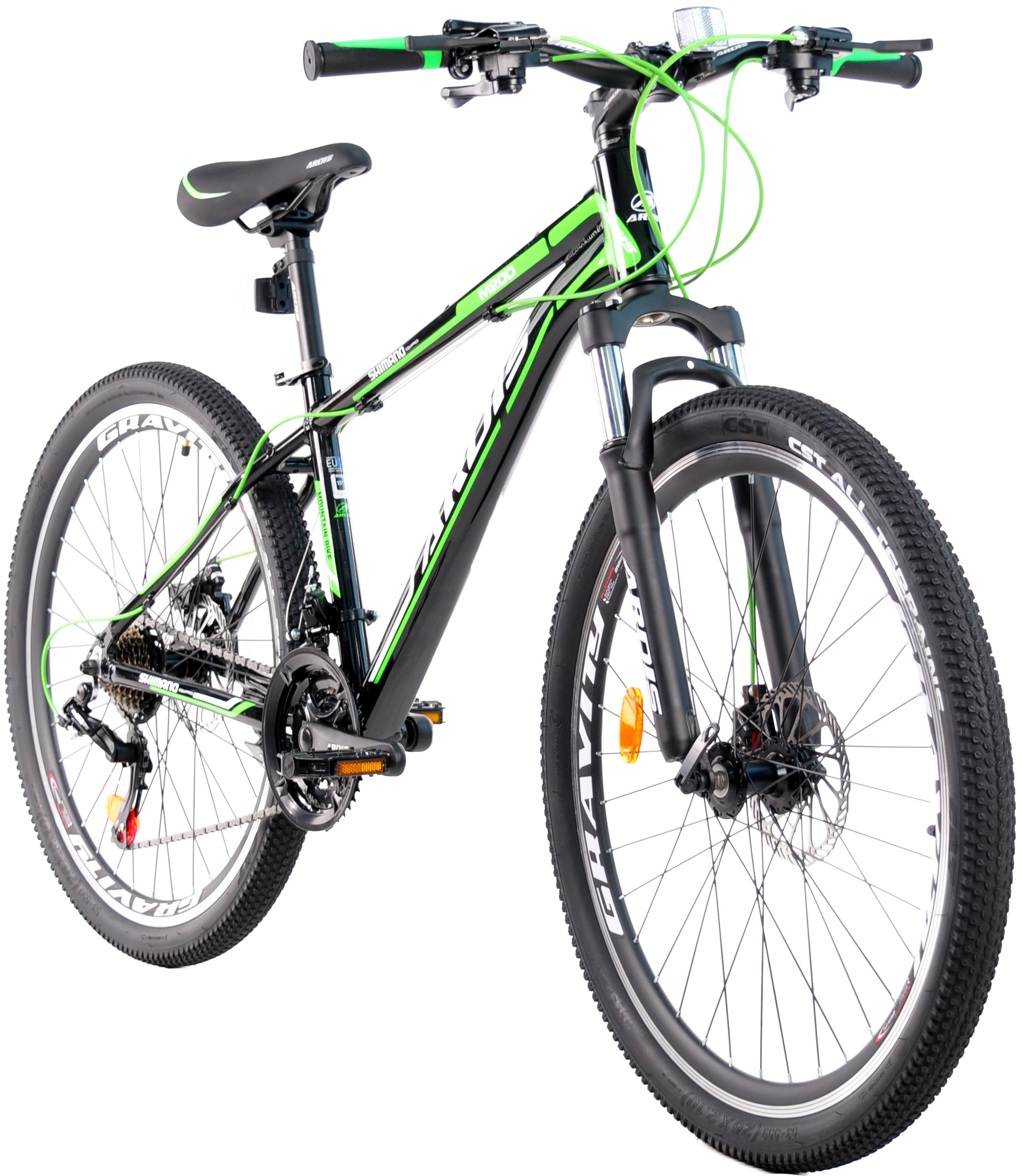 Велосипед Ardis 26 МТВ AL М20D чорно-зелений (0178-130-2)фото