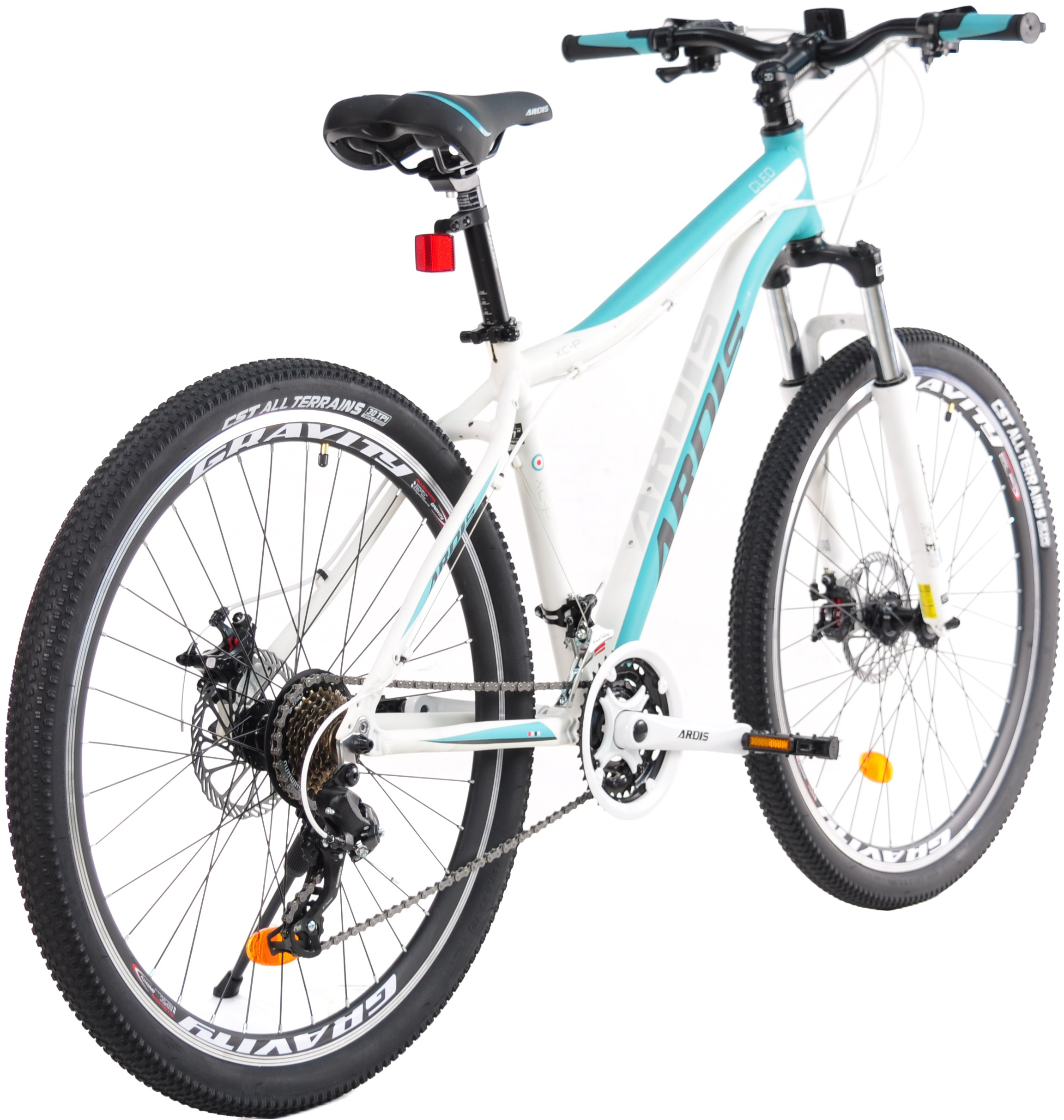 Велосипед Ardis 27,5 МТВ AL Cleo 15" біло-бірюзовий (01463-Б-15)фото2