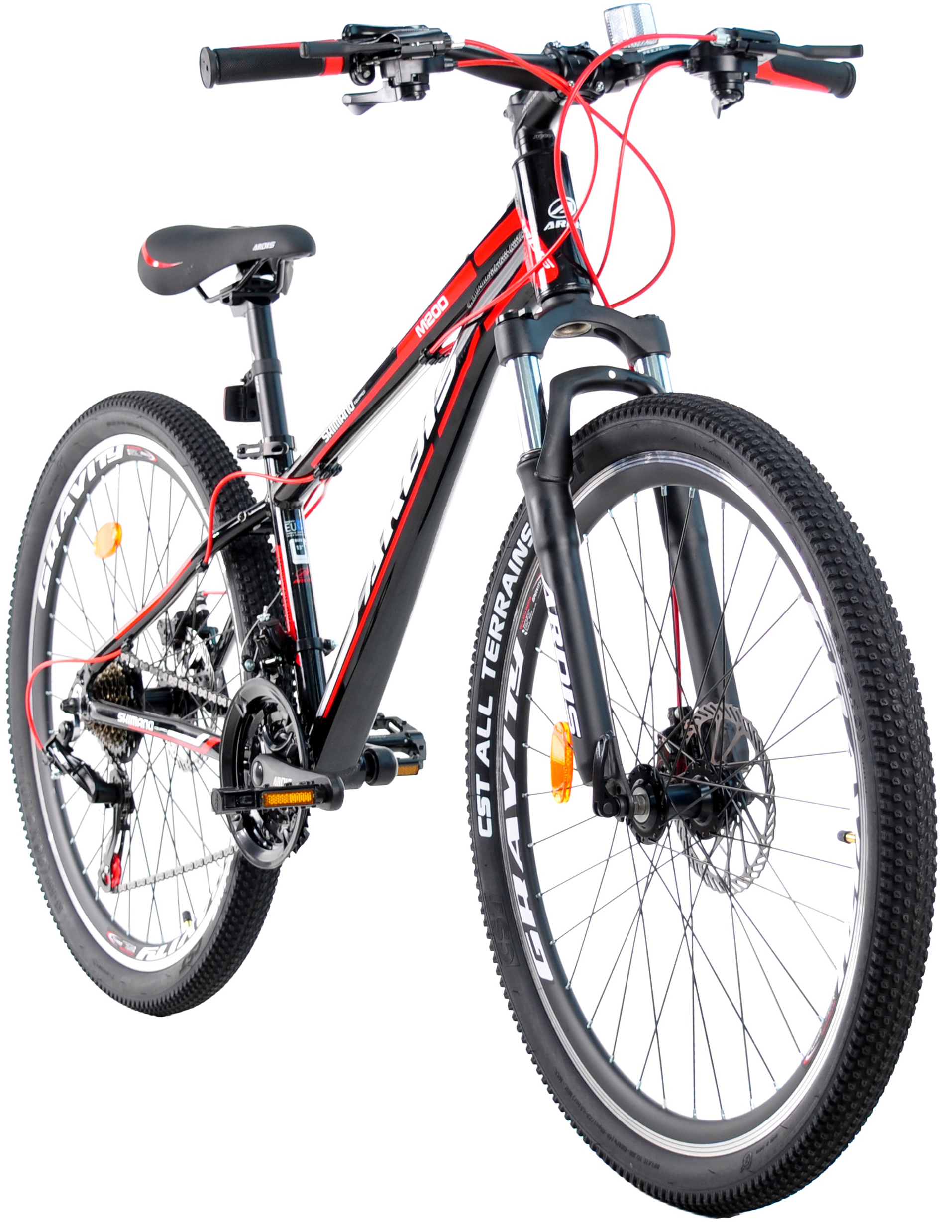 Велосипед Ardis 26 МТВ AL М20D черно-красный (0178-130-1) фото 