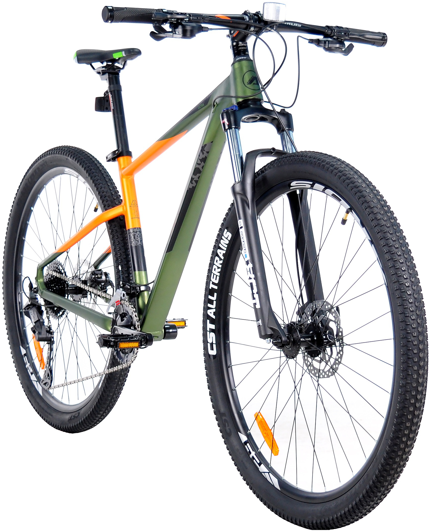 Велосипед Ardis 29 МТВ AL Ultra 17" зелено-оранжевый (0290-170-2) фото 2