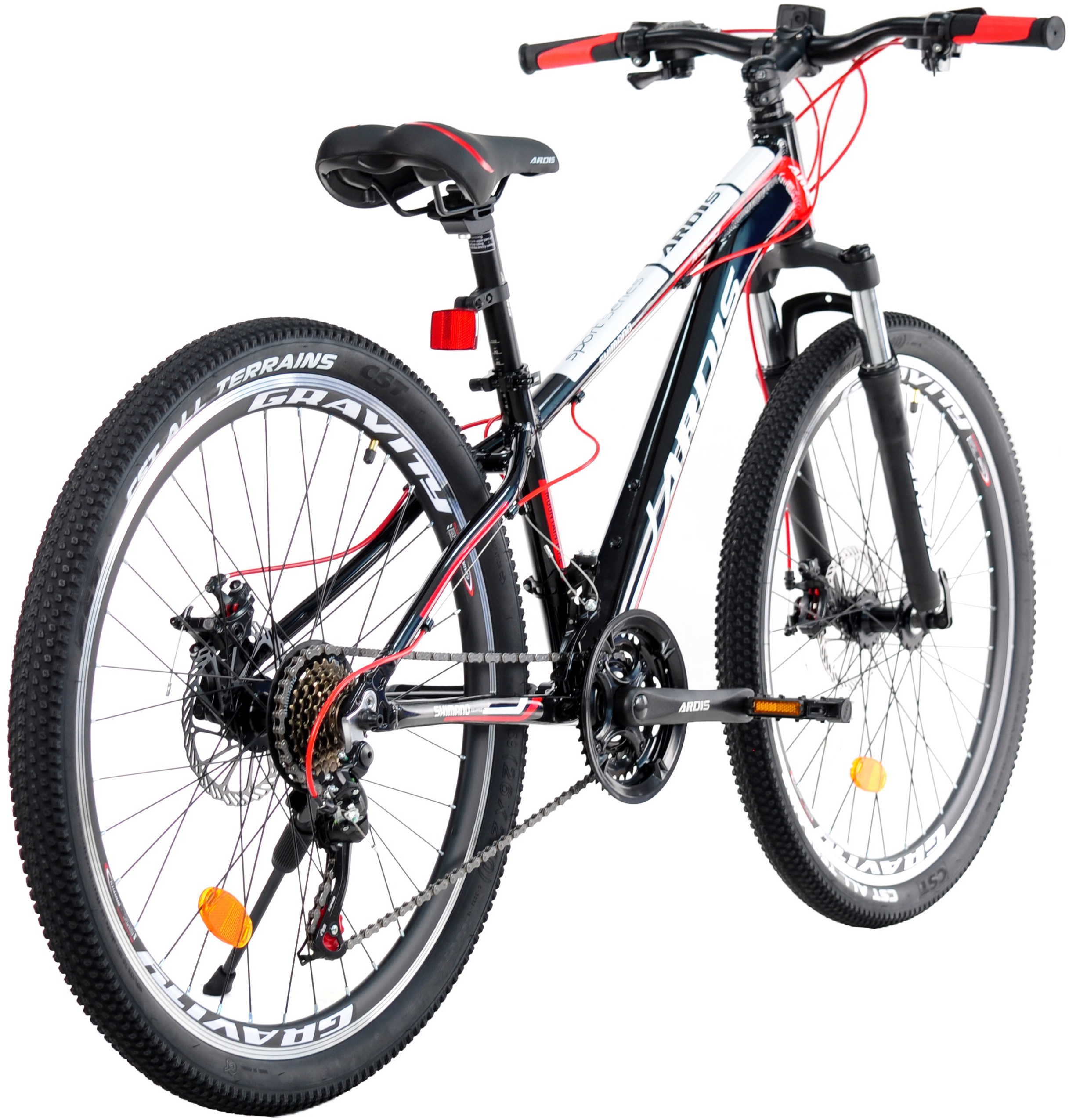 Велосипед Ardis 26 МТВ AL М20D чорно-червоний (0178-150-1)фото