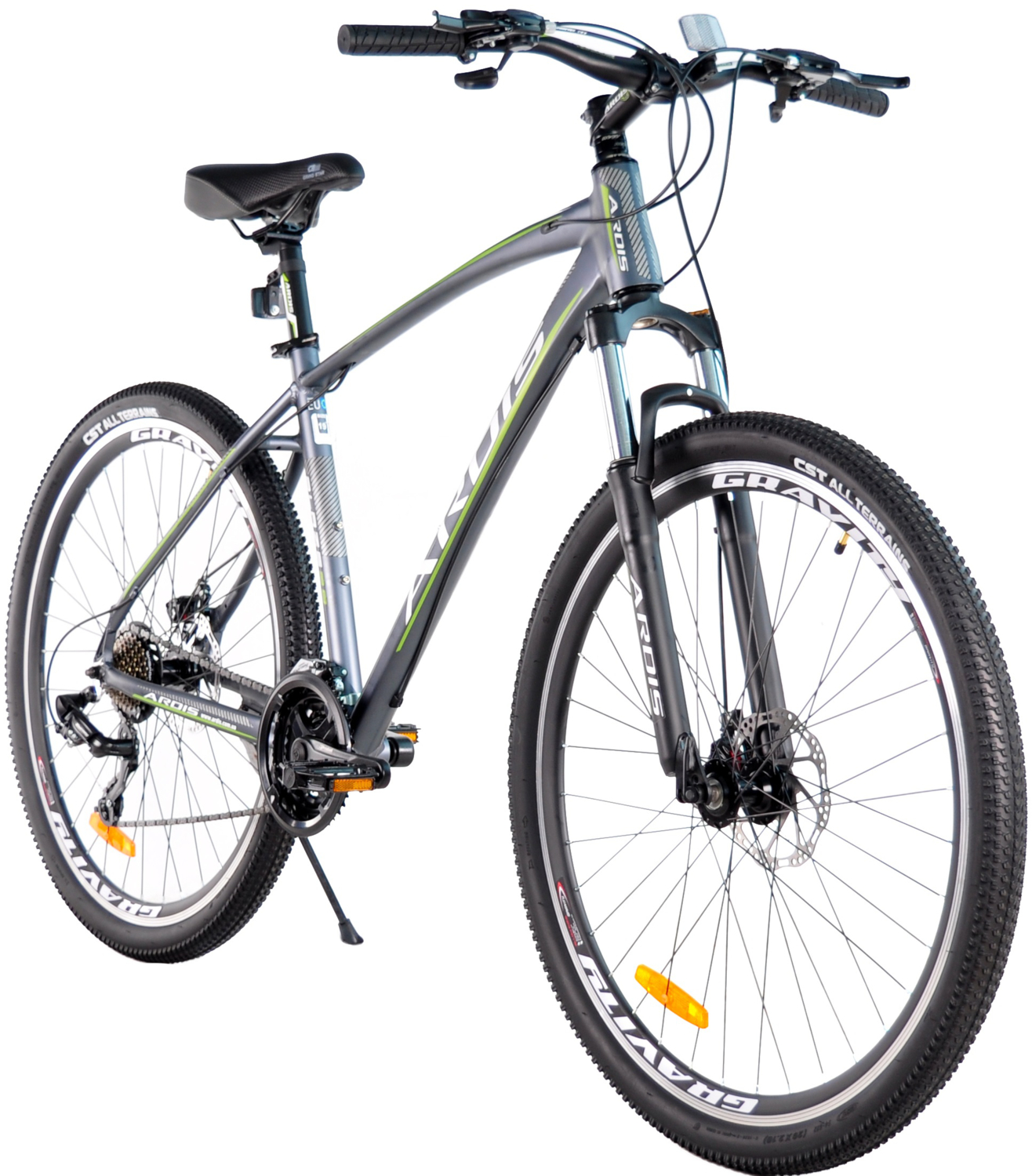 Велосипед Ardis 29 МТВ AL Biaze 19" серо-зеленый, 21 скорость (02642-190-1) фото