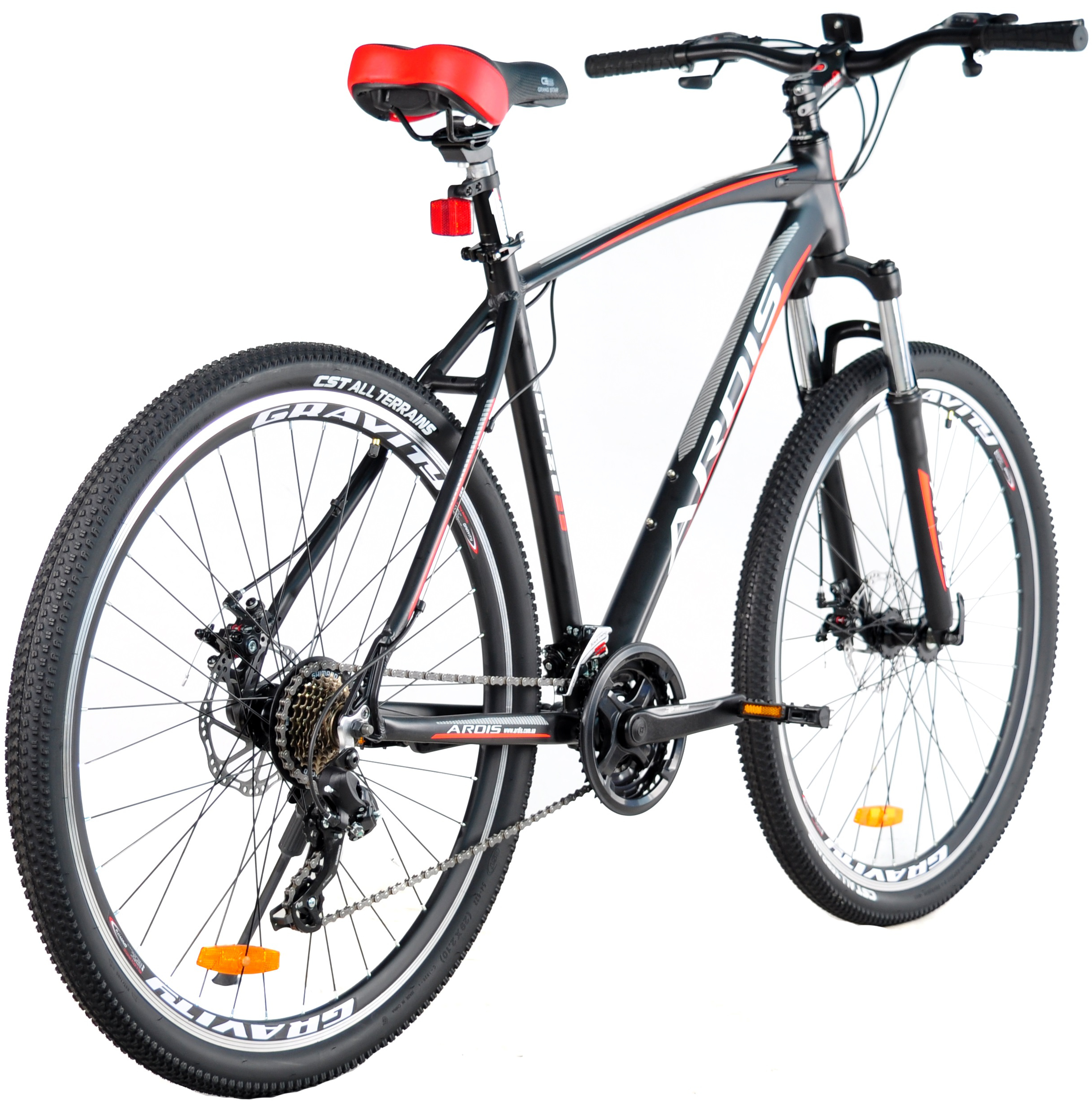 Велосипед Ardis 29 МТВ AL Biaze 19" черно-красный, 21 скорость (02642-190-2) фото 3