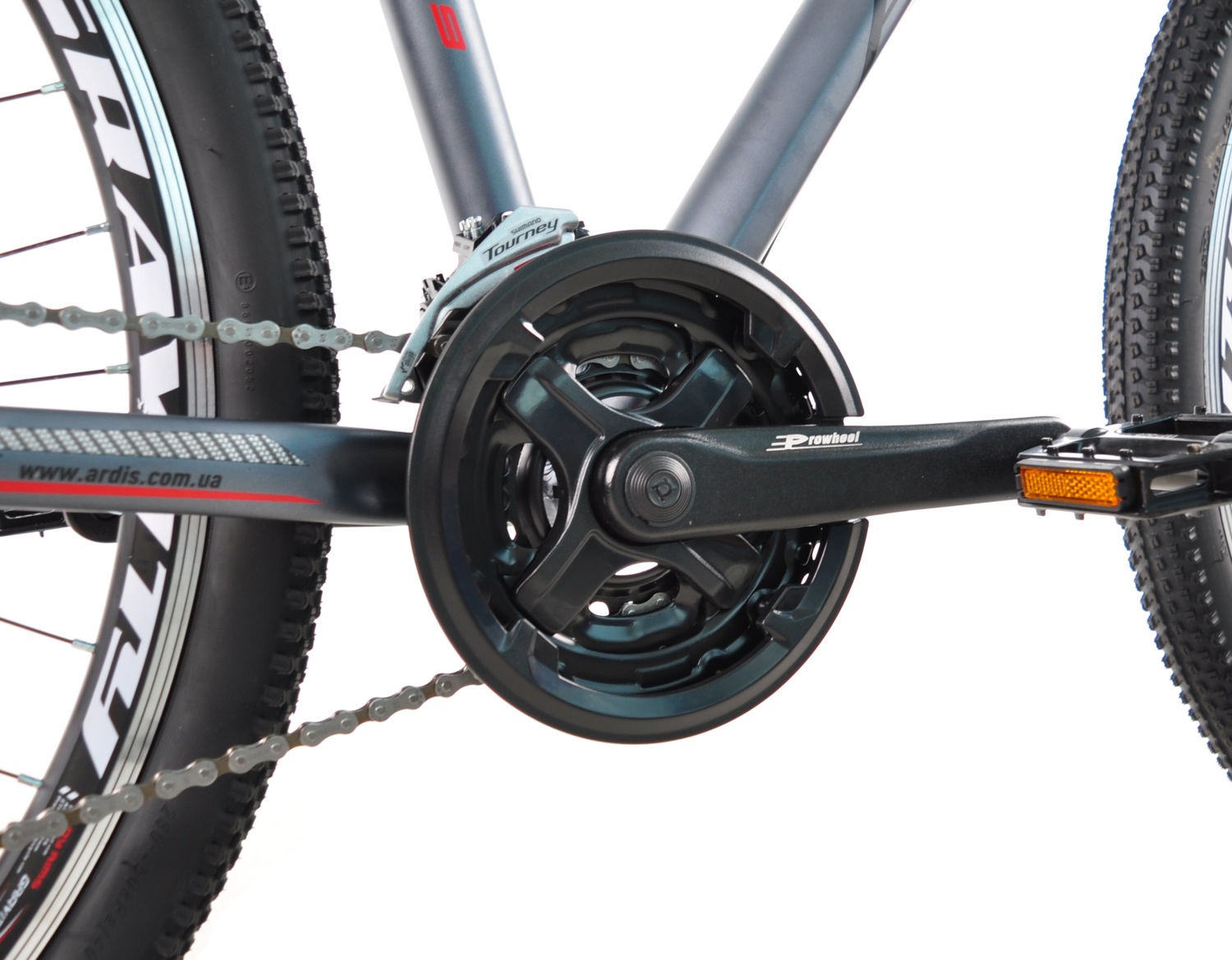 Велосипед Ardis 29 МТВ AL Biaze 21" серо-красный, 21 скорость (02642-210-3) фото