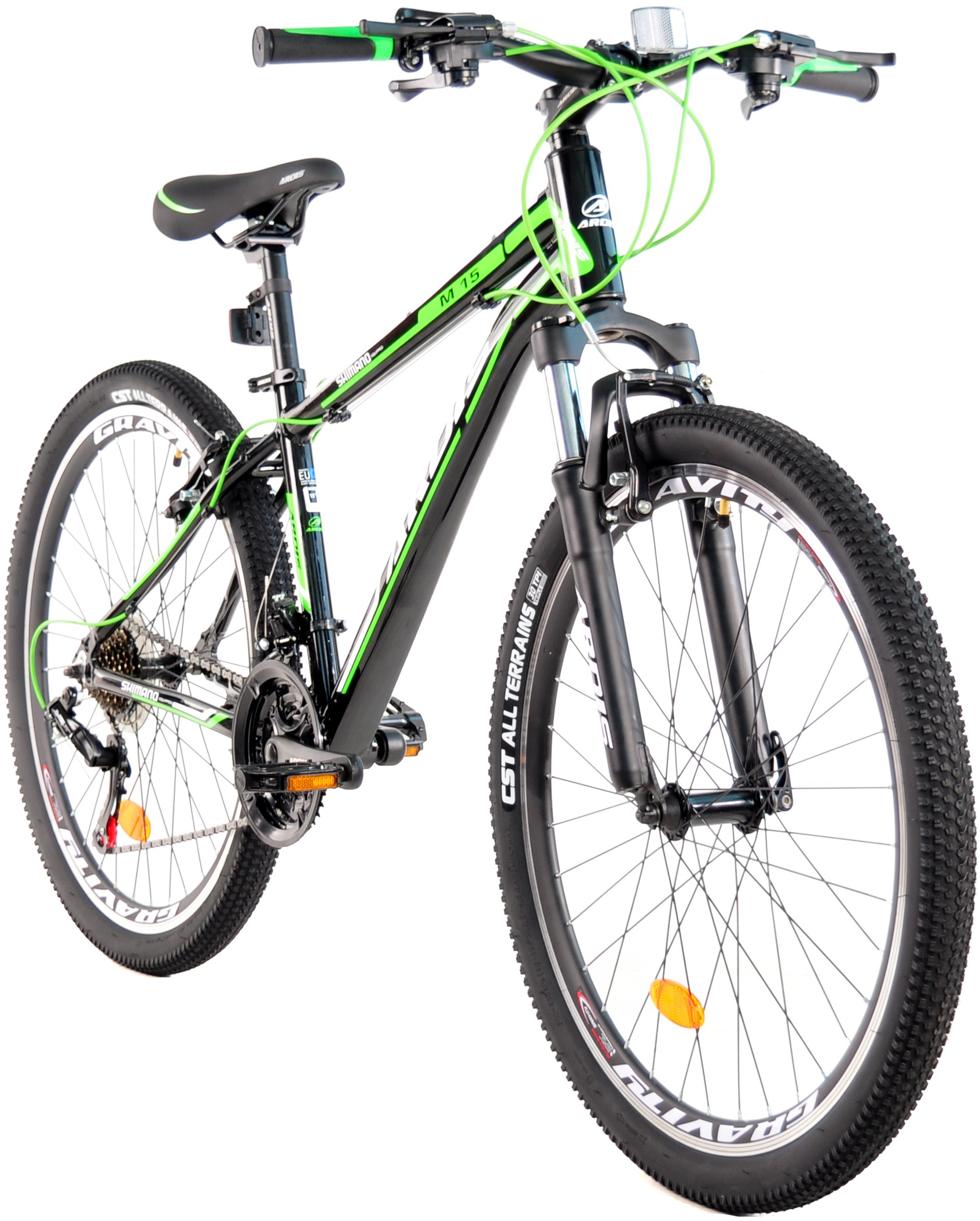 Велосипед Ardis 26 МТВ AL M15" чорно-зелений (0177-130-2)фото2