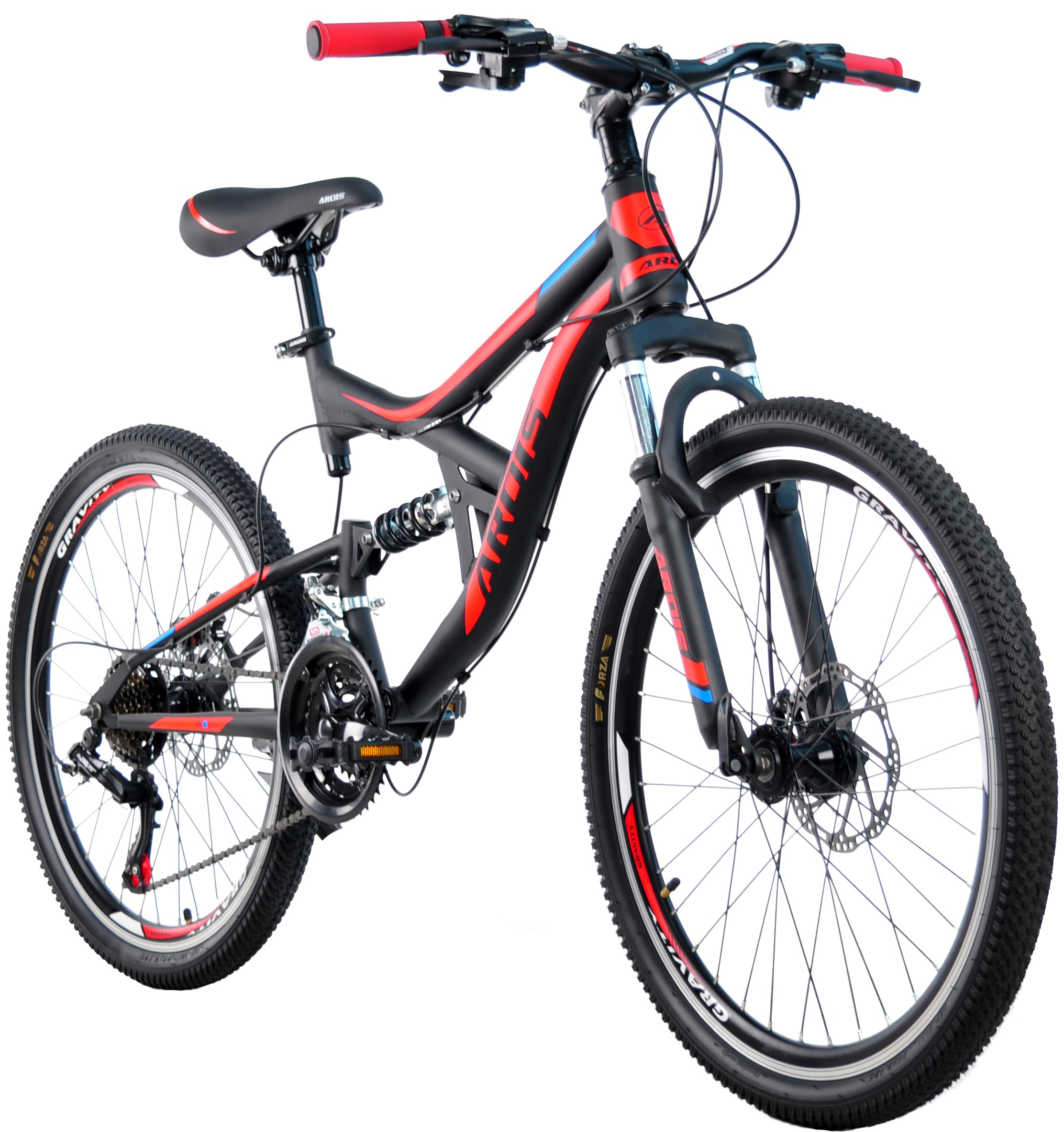 Велосипед Ardis Buggy 24" 16" 2020 черно-красный (0211) фото 2