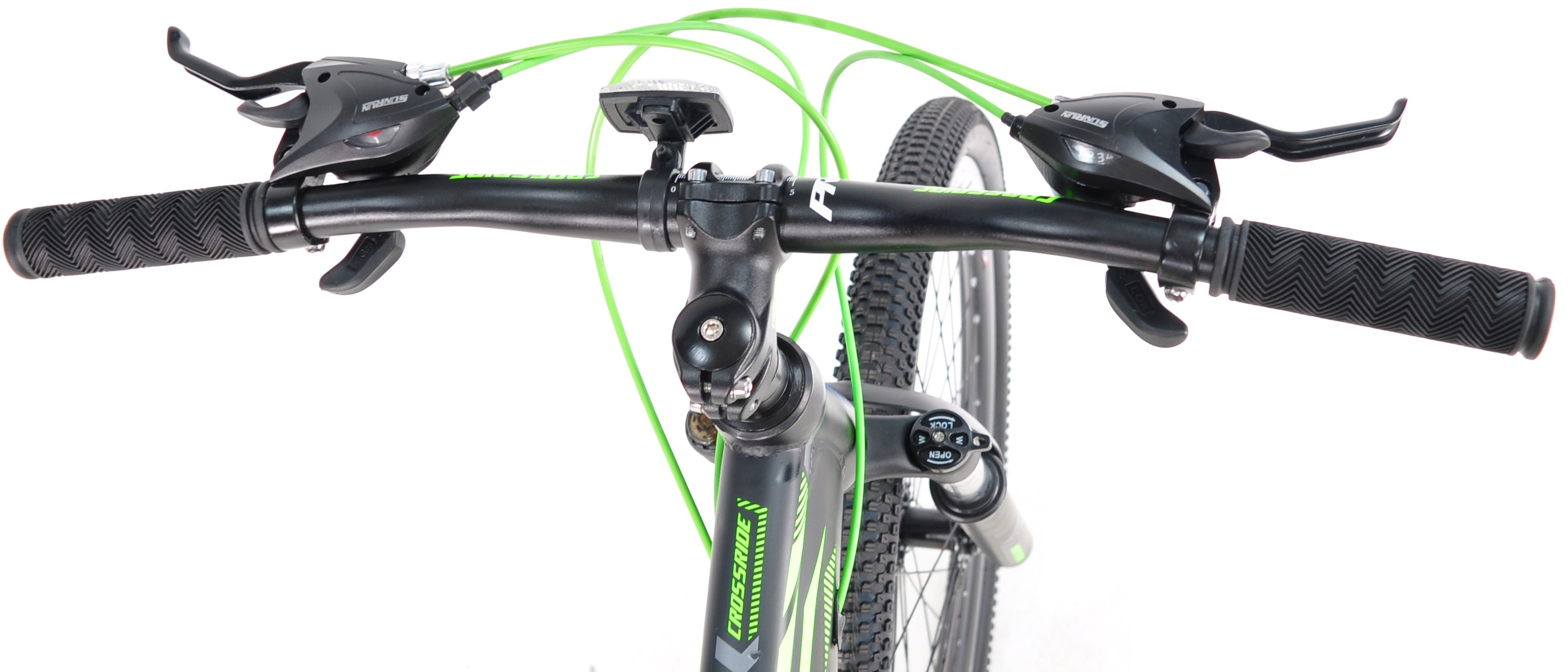 Велосипед Crossride 26 MTB Matrix черно-зеленый (02751-150-1) фото 3