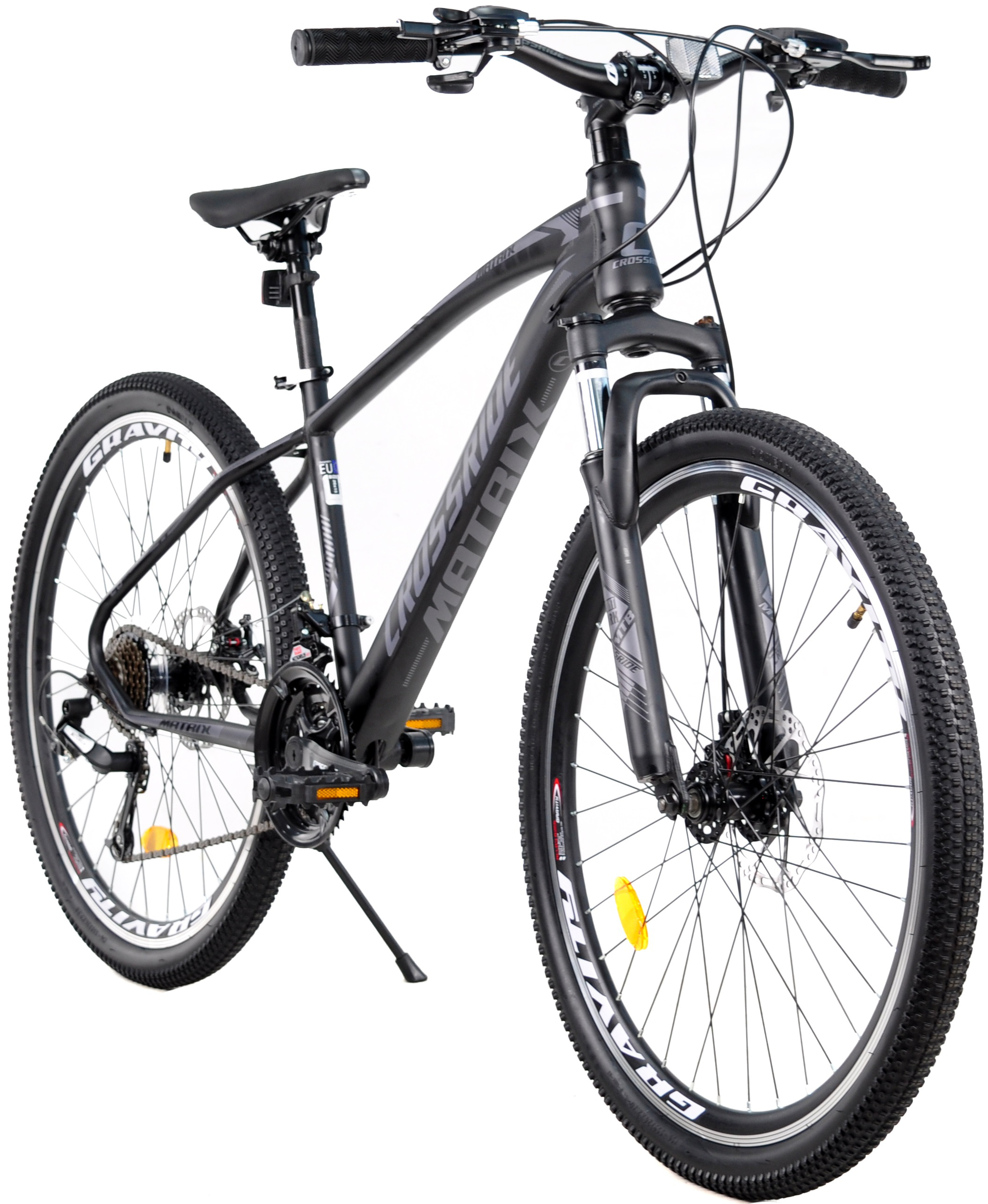 Велосипед Crossride 26 MTB Matrix черно-серый (02751-150-3) фото 2