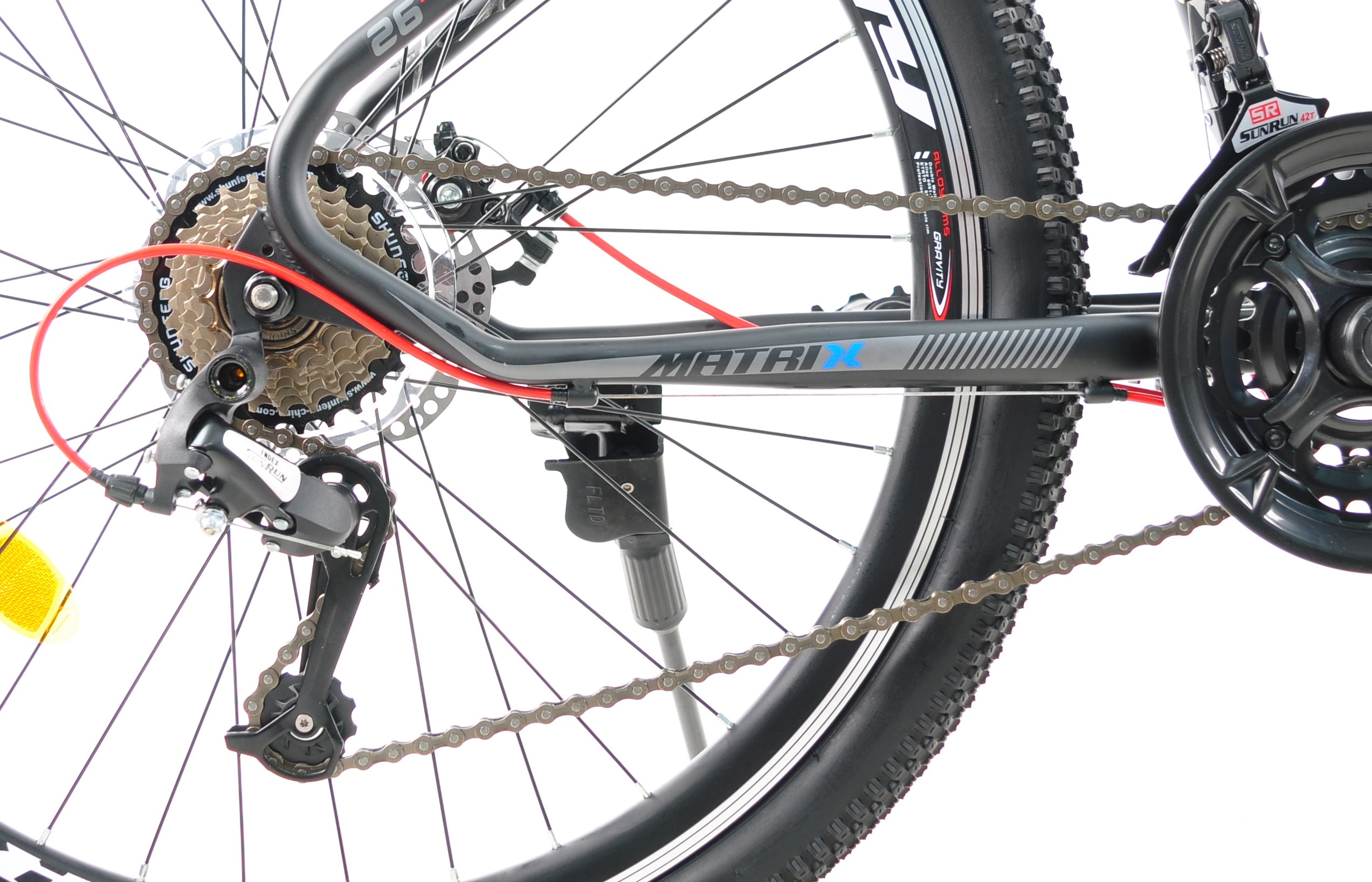 Велосипед Crossride 26 MTB Matrix черно-красный (02751-150-2) фото 3