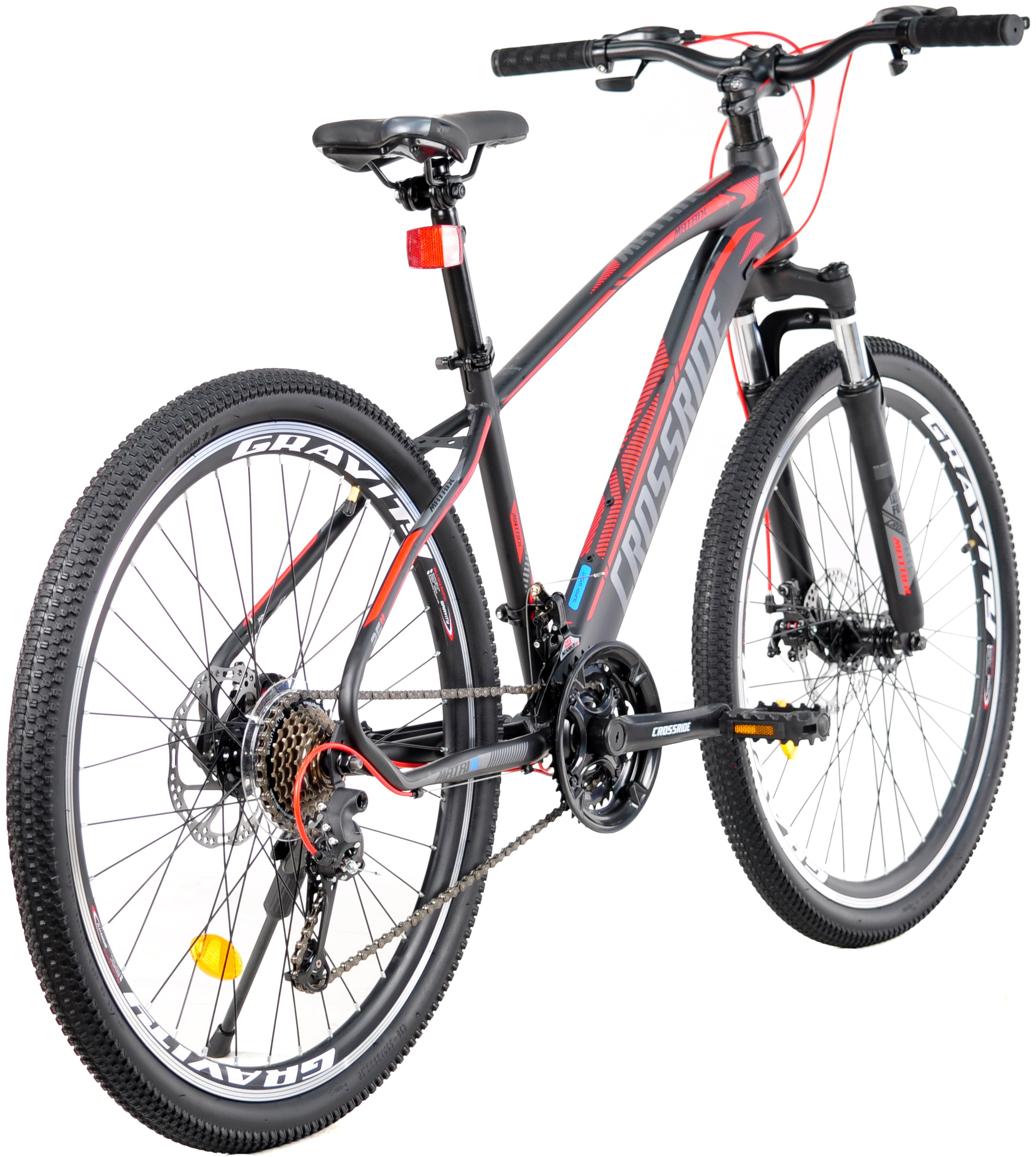 Велосипед Crossride 26 MTB Matrix черно-красный (02751-150-2) фото 2