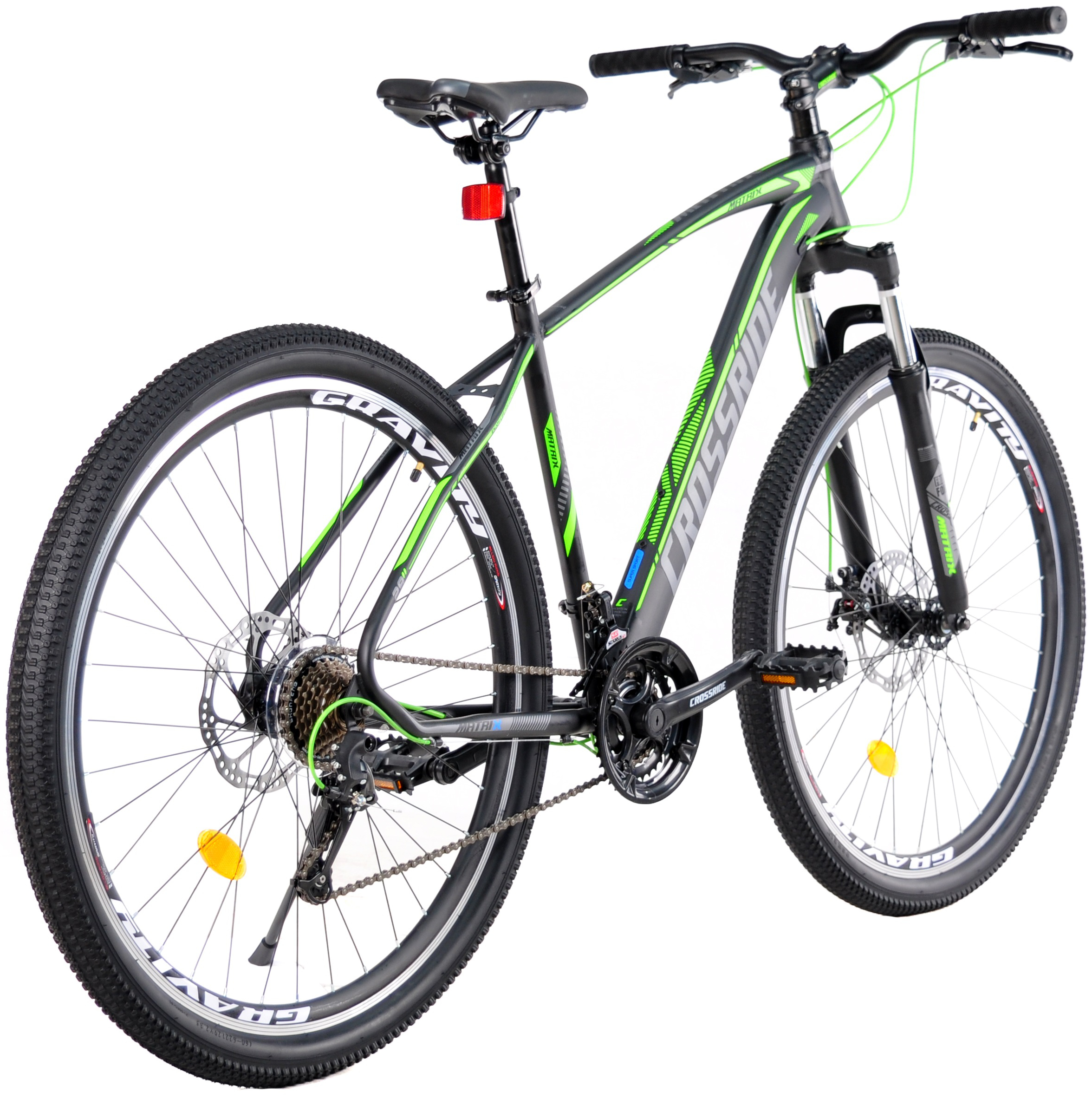 Велосипед Crossride 29 МТВ ST Matrix 19" черно-зеленый (02753-19-С) фото 