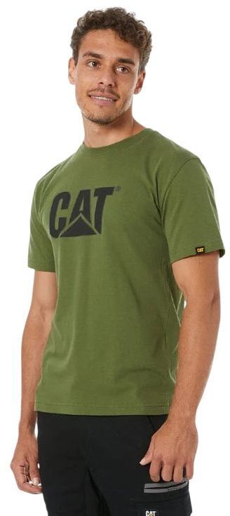 Футболка мужская Caterpillar (CAT) 1510305 12369 M оливковая фото 4