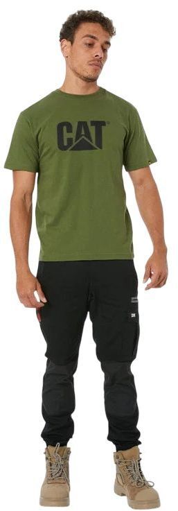 Футболка мужская Caterpillar (CAT) 1510305 12369 M оливковая фото 7