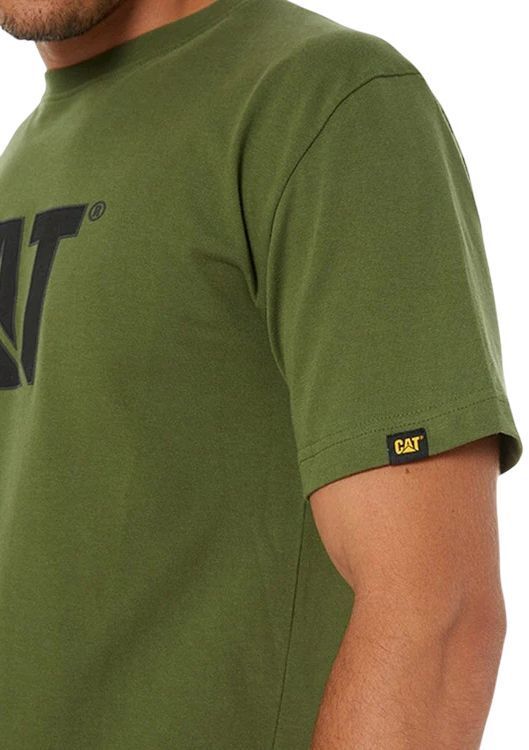 Футболка мужская Caterpillar (CAT) 1510305 12369 M оливковая фото 5