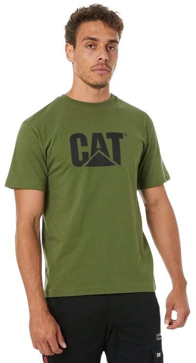 Футболка мужская Caterpillar (CAT) 1510305 12369 M оливковая фото 3