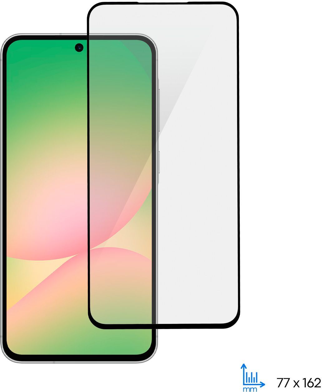 Захисне скло 2E для Samsung Galaxy A56 5G (A566), 2.5D FCFG, (1 Pack), Black border (2E-G-A56-SMFCFG-BB)фото2