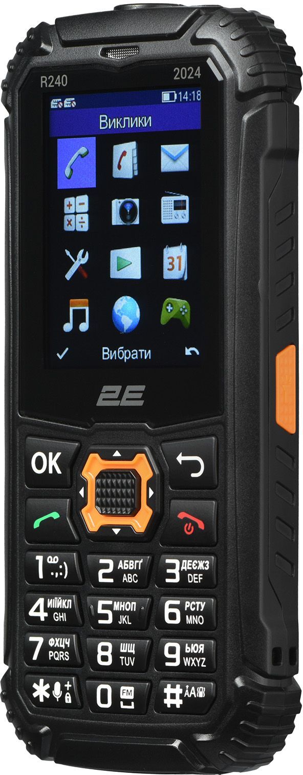 Мобильный телефон 2E R240 2025 Black (694743657623) фото 3