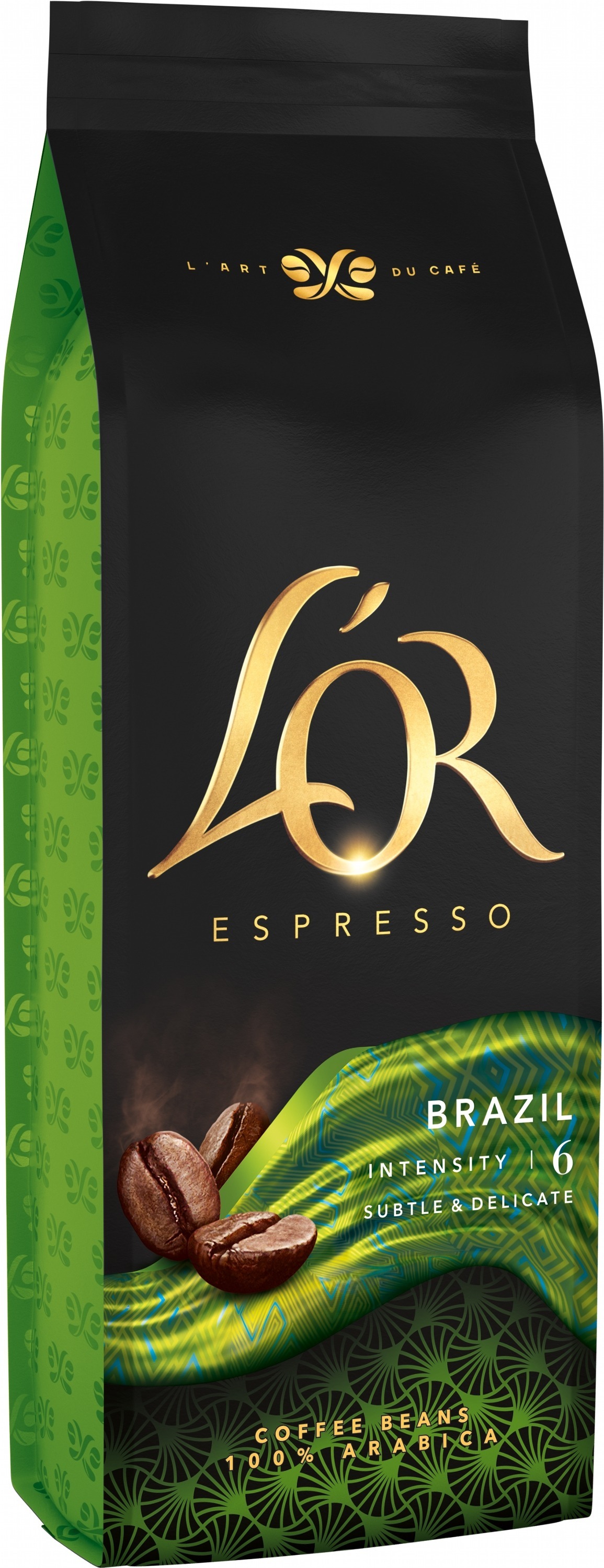 Кофе L`OR зерна Espresso Brazil, 500г, 100% арабика фото 2