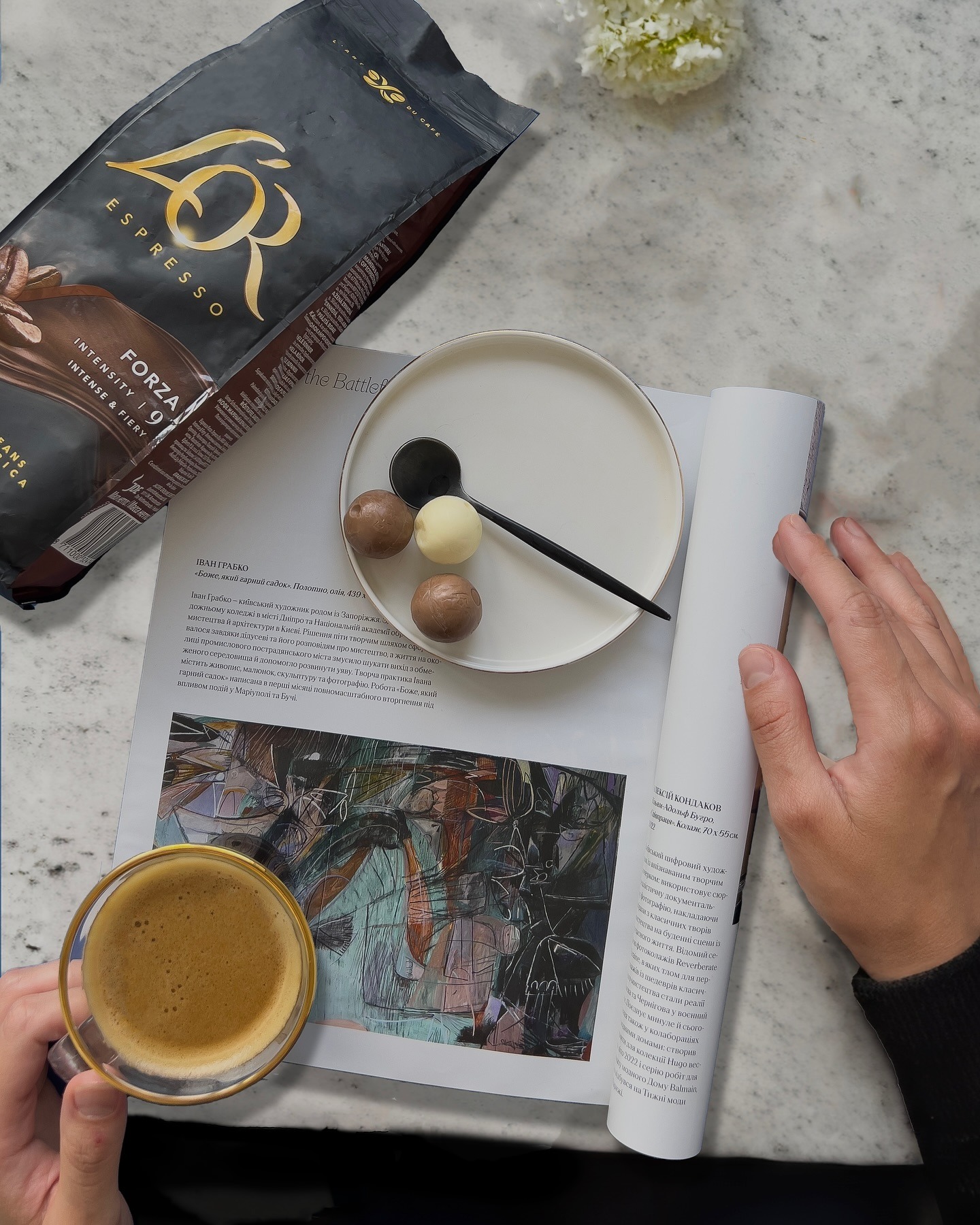 Кофе L`OR зерна Espresso Forza, 1000гр, 100% арабика фото 5