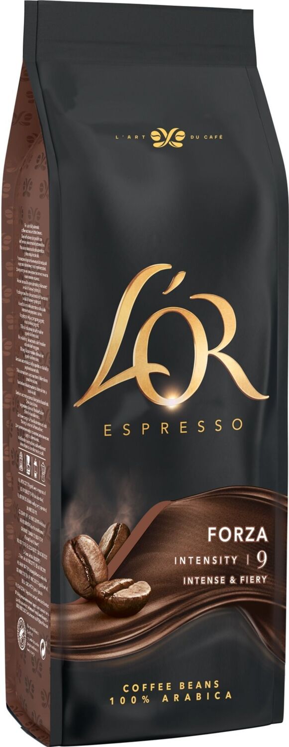 Кофе L`OR зерна Espresso Forza, 500г, 100% арабика фото