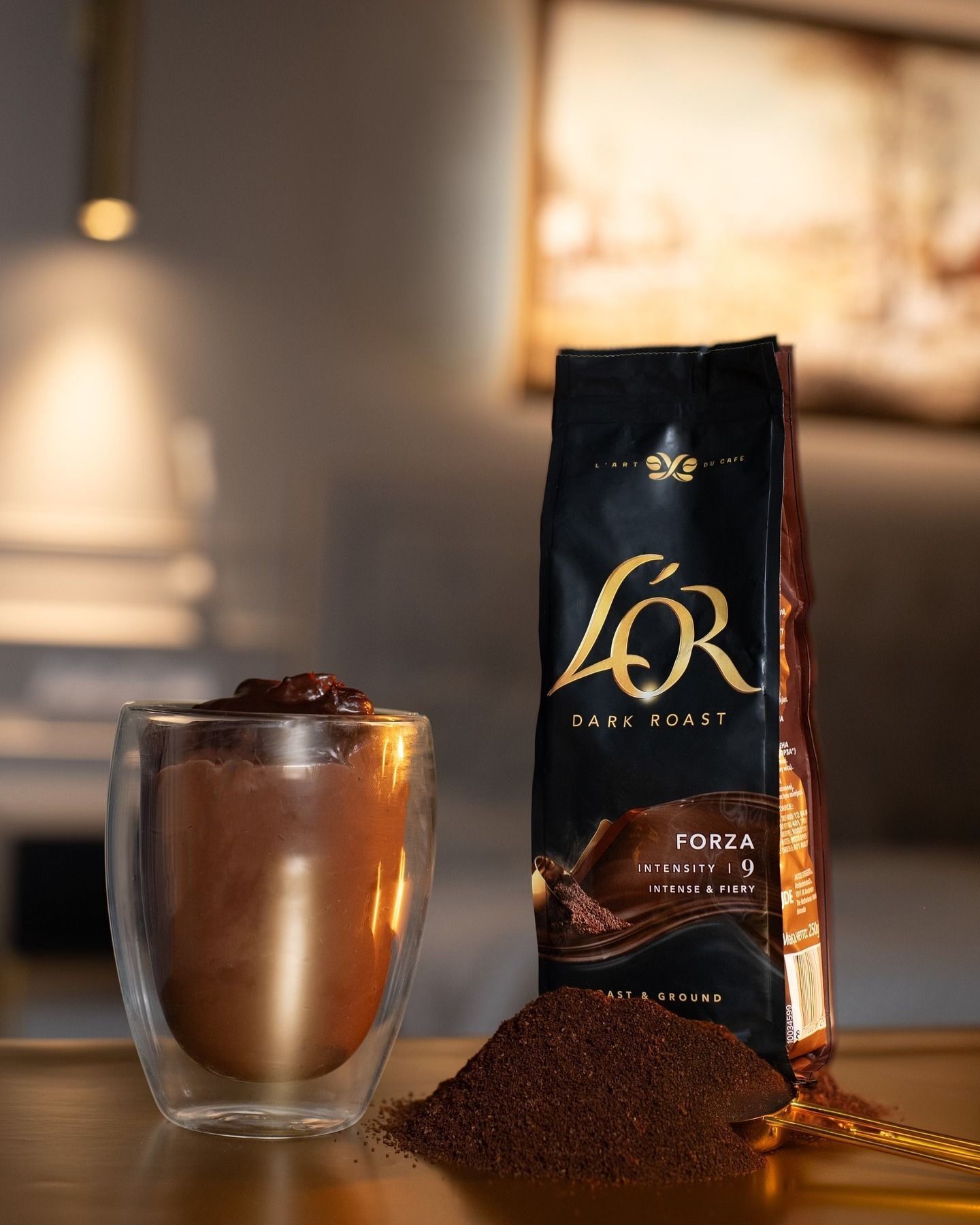 Кофе L`OR зерна Espresso Forza, 500г, 100% арабика фото 4