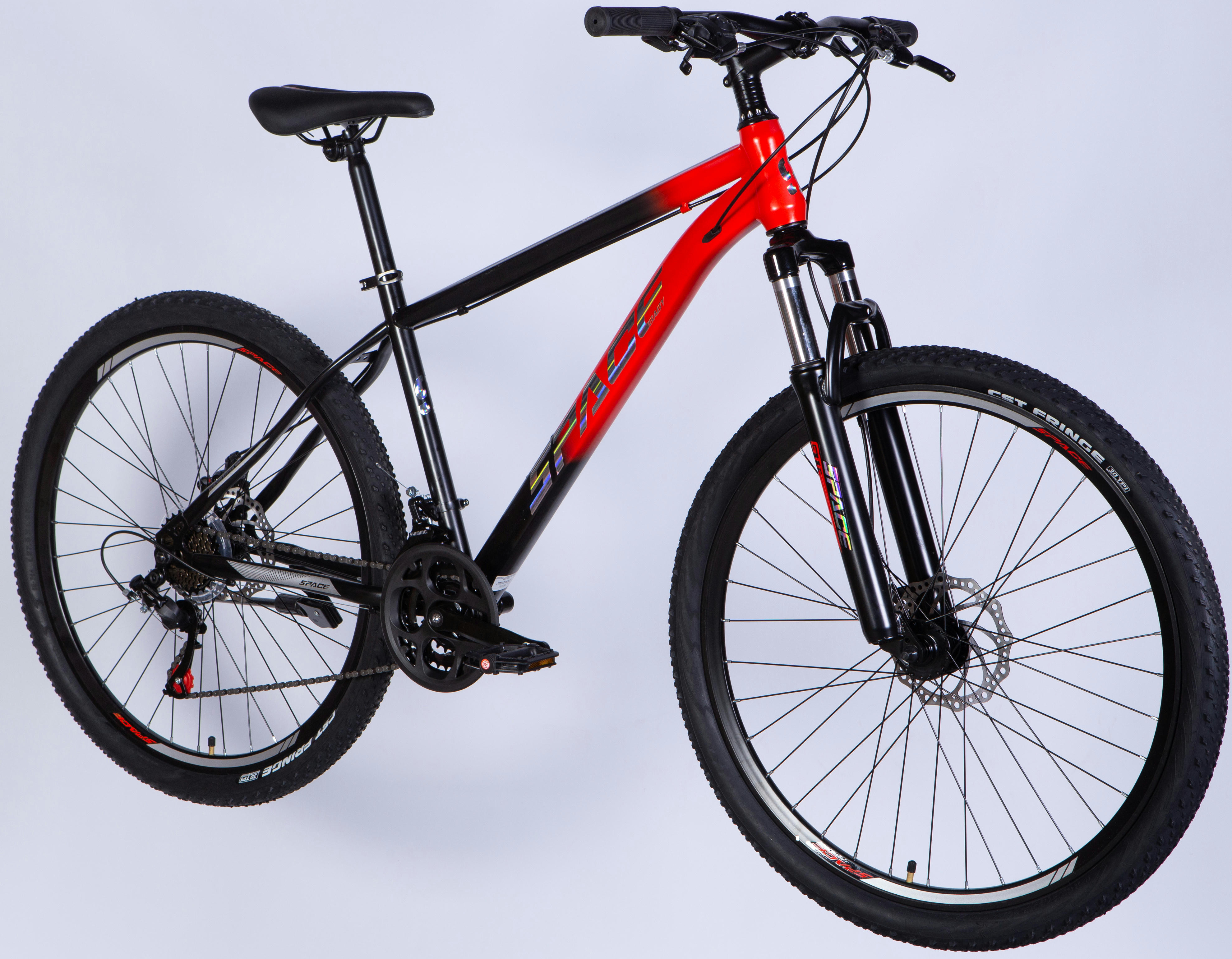 Велосипед Space Mars ST 29" 2025 DD FR 20" красно-черный (матовый) фото 2